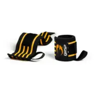 Hardcore Wrist Wraps, black/yellow, GASP