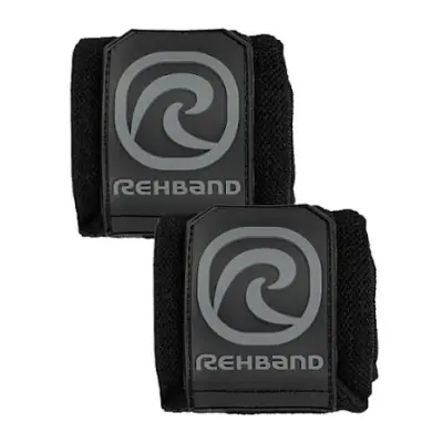 Rehband X-RX Wrist Wraps, Carbon Black