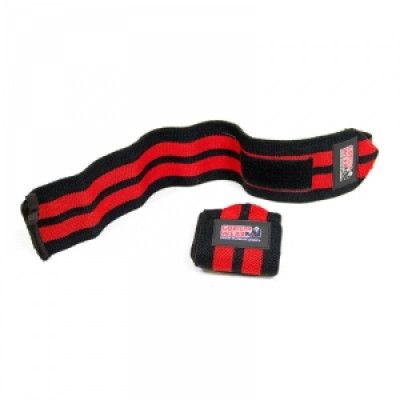 Wrist Wraps Pro, black/red, Gorilla Wear