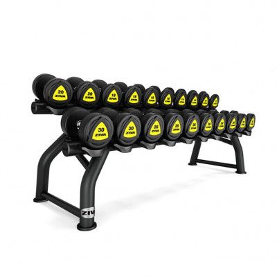 Ziva 10 Pair Horizontal Dumbbell Rack, Ställning hantlar