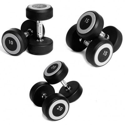 Abilica RubberDumbbell Set 10-20 kg