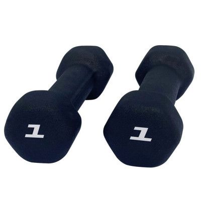 BLK DOT Neoprendumbbell, Hantlar Neoprene/Vinyl