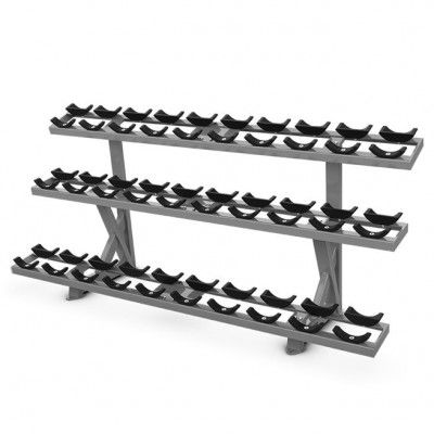 Eleiko Triple Tier Vulcano Dumbbell Rack, Ställning hantlar