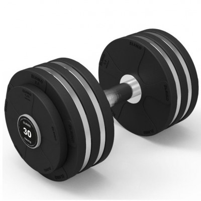 Eleiko Vulcano Disc Dumbbell, Hantlar Gummi