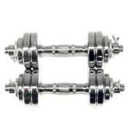 FitNord Justerbart Kromhantelset 15 kg