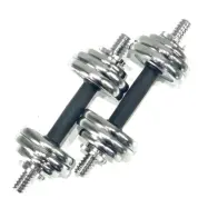 FitNord Justerbart Kromhantelset med väska 15 kg