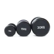 Gummerad hantel - 15kg