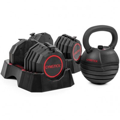 Gymstick Quick-LockDumbbell + Kettlebell