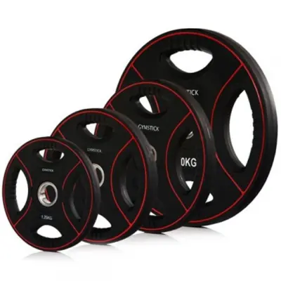 Gymstick Pro Pump Set Disc, Viktskivor gummerade