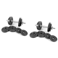 Hammer Sport Dumbbell Set Black 30kg (2X Item 6721), Hantelset