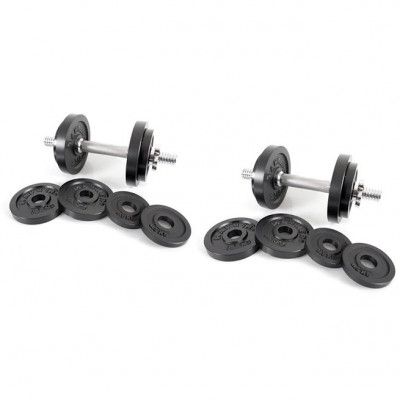 Hammer Sport Dumbbell Set Black 30kg (2X Item 6721), Hantelset
