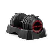 Justerbar Hantel 22,5kg (styck) Hårdplast Svart/Röd - Gymstick