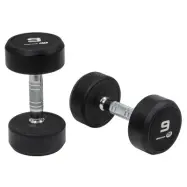 Master Fitness Gummerade Hantlar Hantelset 1-10kg Svart