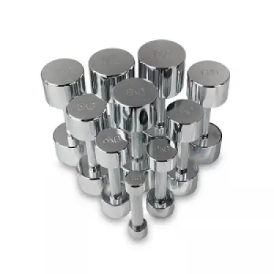 Hantelset Krom, 10-par: 1 - 10 kg, inSPORTline