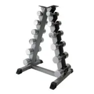 Hantelset krom med ställ, 6-par: 2 - 9 kg, JTC Power