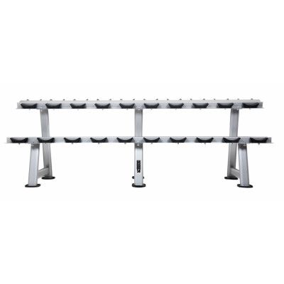 Recoil Hantelställ 2 våningar Stål Silver