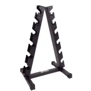 Recoil Hantelställ för 6 par hexagonhantlar Stål Svart