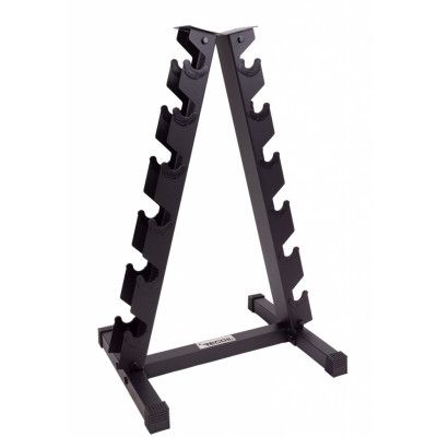 Recoil Hantelställ för 6 par hexagonhantlar Stål Svart