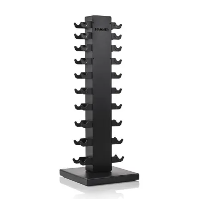 Hantelställ Hexagon för 10-par, Hammer