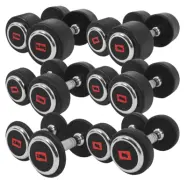 Hantlar PREMIUM Gummi 2x2,5-2x15kg