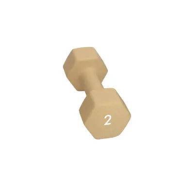 Abilica Hex Neoprene Dumbbell, 2 kg