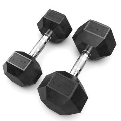 Eleiko XF Dumbbell Set 12-20 kg, Paket Hantlar - Hex