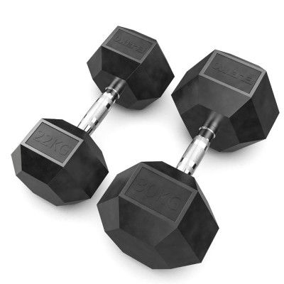 Eleiko XF Dumbbell Set 22-30 kg, Paket Hantlar - Hex