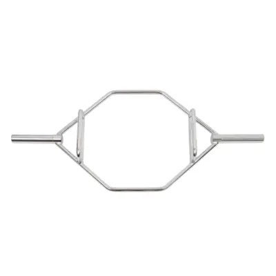 FitNord Hex Bar Marklyftstång, silver