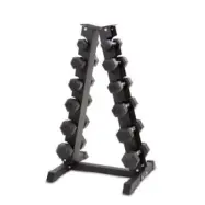 Hexhantelset med ställ, 6-par: 2.5 - 15 kg, JTC Power