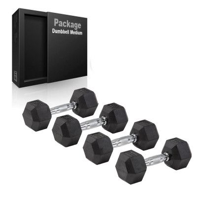 Master Fitness Hex hantlar paket -Medium