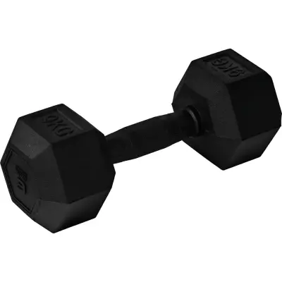 Master Fitness Nero Rubber Coated Hex, Hex hantlar