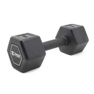 Nordic Fighter Fully Rubber Coated Hex Dumbbell Styckvis, Hantlar Hex