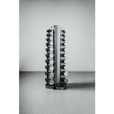 Kraftmark Hantelställ För Hantlar Krom 10 Par, Ställning hantlar