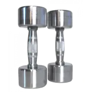 Kromade hantlar 10 kg PRO (par), FitNord