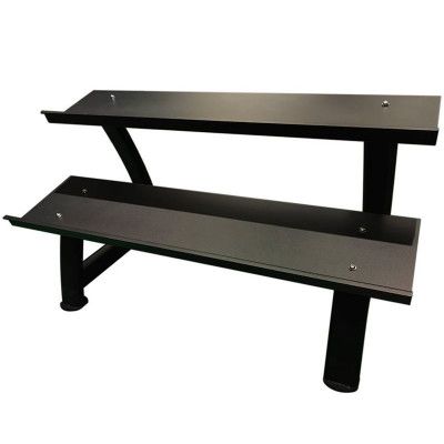 Master Fitness HANTELSTÄLL HEX B 2-PLAN BLACK