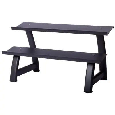 Master Fitness HANTELSTÄLL HEX B 2-PLAN BLACK