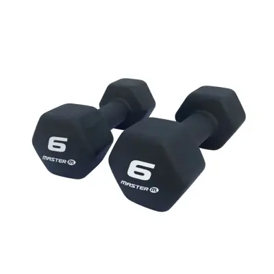 Master Fitness NEOPRENHANTEL - 6 kg