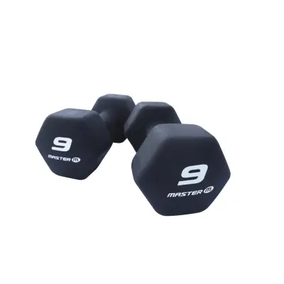 Master Fitness NEOPRENHANTEL - 9 kg