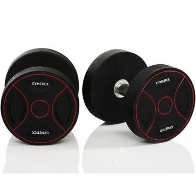 PRO PU Hantlar 37,5 kg (par), Gymstick