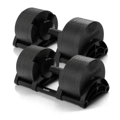 SmartLock-hantlar, 2 x 32 kg, Hammer