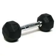 SPRI Rubber Dumbbell Single, Hantlar Gummi