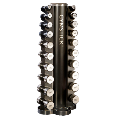 Tower Rack with Chrome Dumbbell Set 1-10 kg