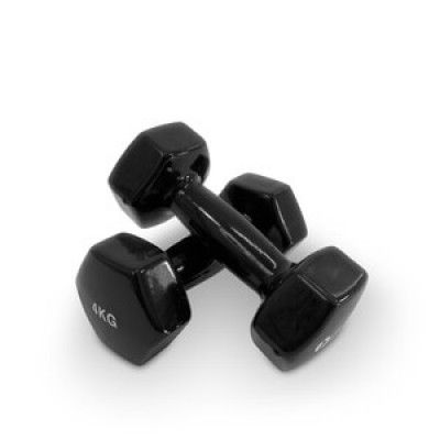 Vinylhantel Black, 2 x 4 kg, JTC Power
