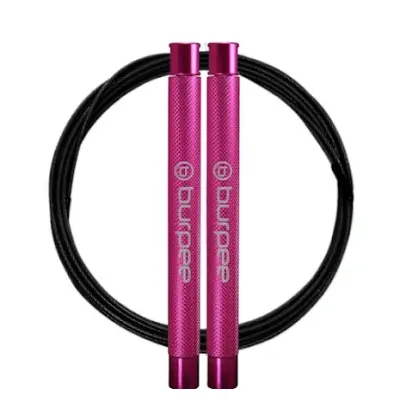 Burpee Speed Elite 3.0, Pink - Coated Black Wire