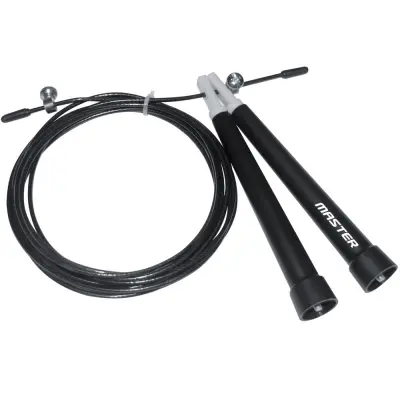 Master Fitness Speedrope Svart, Hopprep