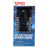 SPRI Sure-Grip Adjustable Speed Rope, Hopprep