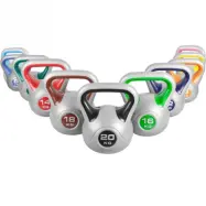 Gorilla Sports Kettlebell Fitness-paket - 113kg(2-20kg), Paket Kettlebell