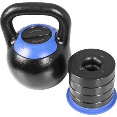 Gorilla Sports Kettlebell Justerbar - 16-24 kg, Kettlebells