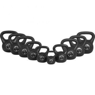 Gorilla Sports Kettlebellpaket GS Svart - 113kg, Paket Kettlebell