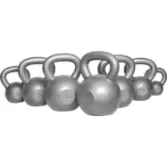 Gorilla Sports Kettlebellpaket IRON - 144kg(4-32kg), Paket Kettlebell
